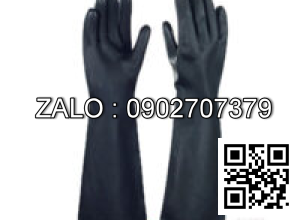 Găng tay cao su NITRILE AMMEX màu đen GTBH