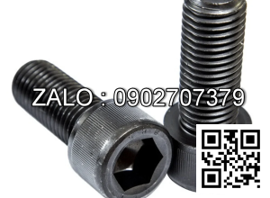 Bulong lục giác ren suốt M14x175mm - Thép đen
