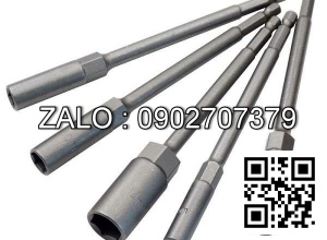 Đầu chụp bulong dài 65mm chuôi lục giác từ 6-14mm