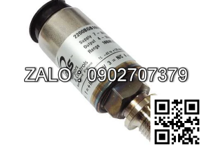Dau do ap suat, type: 2200BGC1001A3UA , 7-35VDC, 4-20mA, range: 100bar, ket noi renngoai G1/4, Nsx: Gems (dau do May nen khi 40 bar B