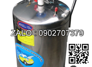 Bình bọt sơn Inox thấp 70L