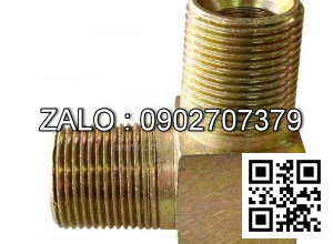 Co nối thủy lực 2 đầu ren ngoài đồng thau phi 42mm , G 1 1/4