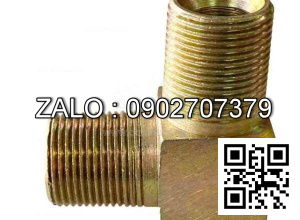 Co nối thủy lực 2 đầu ren ngoài đồng thau phi 60mm , G 2