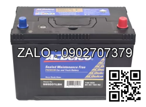 Bình ắc quy Acdelco 12V 12V-50AH 225 202X172X225