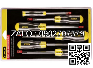 Bộ tuốc nơ vít Stanley 2 cạnh & 4 cạnh 4 chi
tiết 197mm 68-012