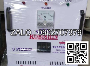 Biến áp KOBISHIN
 Input : 3 pha 380V , Công suất : 3 pha , 10KVA , Output : 3 pha 220V