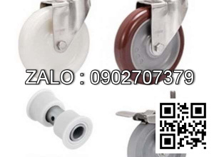 Bánh xe cao su chống tĩnh điện AHS 100 Khóa25