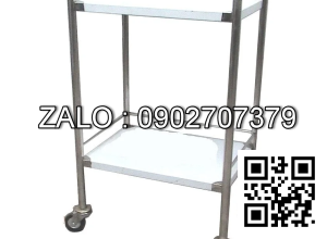 Xe đẩy inox y tế