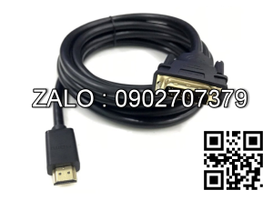 Cable HDMI ---> DVI 24+1 Kingmaxter 3m (KM052)
