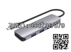 Cable TypeC --> Usb3.0/Hdmi/TF/SD+PD 100W Unitek H1107D