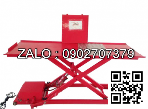 Bàn nâng sửa chữa mô tô dùng khí nén