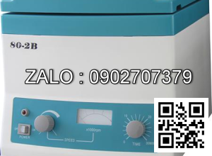 Máy li tâm 80-2B, 4000 vòng/phút, 12 ống x 20ml