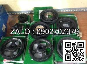 Bộ nhông đầu động cơ KOMATSU SA6D95 , 6 CYL , CM3