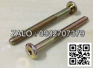 Bulong lục giác chìm đầu bằng ren lửng thép đen M1x8