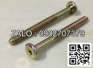 Bulong lục giác chìm đầu bằng ren lửng thép đen M1.4x7