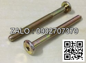 Bulong lục giác chìm đầu bằng ren lửng thép đen M1.6x5