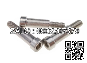 Bulong lục giác chìm đầu dẹt ren lửng mạ kẽm M2x12