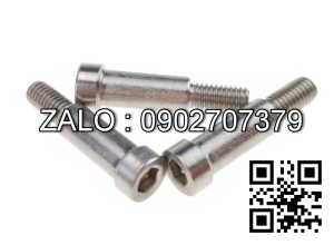 Bulong lục giác chìm đầu dẹt ren lửng mạ kẽm M2x38