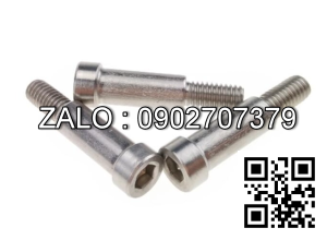 Bulong lục giác chìm đầu dẹt ren lửng mạ kẽm M2.2x25