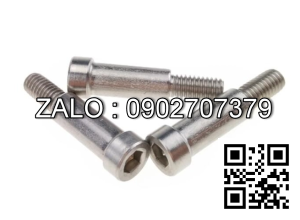 Bulong lục giác chìm đầu dẹt ren lửng mạ kẽm M2.6x6