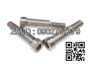 Bulong lục giác chìm đầu dẹt ren lửng mạ kẽm M3.5x25