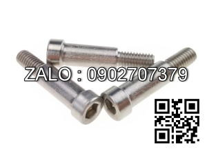 Bulong lục giác chìm đầu dẹt ren lửng mạ kẽm M3.5x28