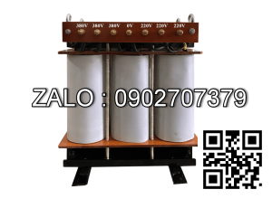 Biến áp tự ngẫu 3P 380V/220V-40KVA-Dây Đồng - Nhản hiệu : HANSINCO