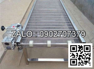 Băng tải máy cắt mép tẩy rỉ, kích thước 5x400x7400mm