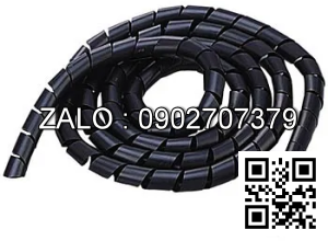 Ống xoắn bọc dây điện phi 28 màu đen (cuộn 10 mét)