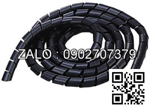 Ống xoắn bọc dây điện phi 10 màu đen (cuộn 10 mét)