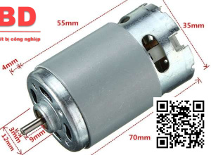 Motor 550 12v - Motor 12v Công Suất Cao Chuyên Cho Máy Pin 12V