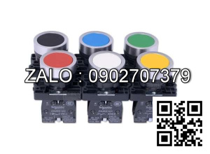 Nút nhấn vàng không đèn XB4BA51, phi 22