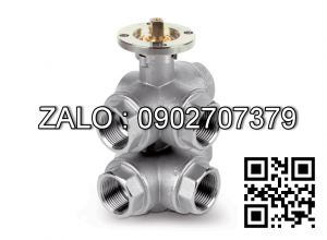 Van bi mạ kẽm ren trong 6 ngã DN80