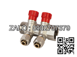 Van bi mạ kẽm ren trong ỏ giữa 5 ngã DN8