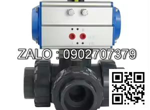 Van bi nhựa điều khí nén 3 ngã DN135
