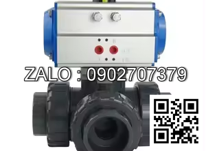 Van bi nhựa điều khí nén 3 ngã DN300