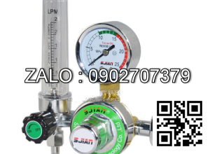 Đồng hồ JWD-191 Argon máy Tig- Hàn Inox (Đồng nguyên chất, Ren Ngoài)