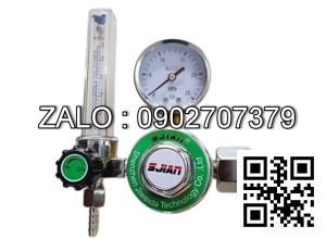 Đồng hồ 2 đầu ra, khí Argon máy Tig- Hàn Inox