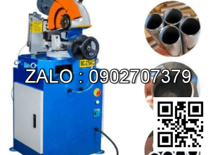 Máy Cắt Ống Hộp Inox, sắt- không ba via YJ400AC 2,0-2,4kW cắt 45 độ. Lưỡi cắt 350-400mm. Mở cả kẹp 120m