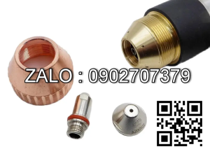 Vỏ Điện cực dài 15,7mm cắt Plasma PA40