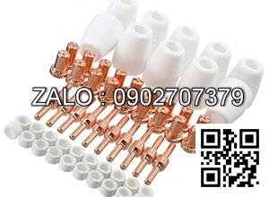 Chụp khí hàn Mig 350A. Miệng thẳng dài ĐK 20X dày 2.0