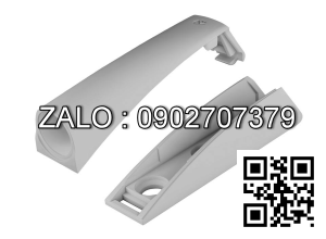 Đế Nêm Nhấn Mở Màu Xám Hafele 356.12.526