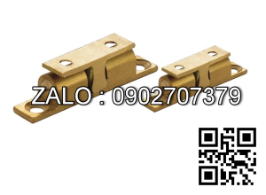 Chốt cửa bi HMR 052.40 đồng thau bóng