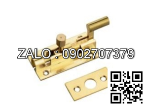 Chốt cửa ngoéo 051.50PB thau bóng