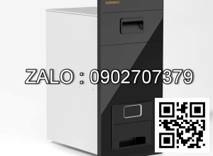Thùng gạo gương nút nhấn màu ghi CB300G – Eurogold