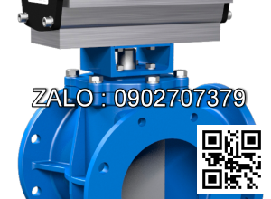 Van Inox 4 ngã mặt bích điều khiển điện Ø 42