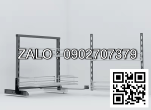 Hệ giá kho 2 tầng inox cánh mở C040260 – Eurogold