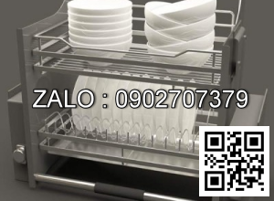 Giá bát đĩa inox hộp EU133750 – Eurogold