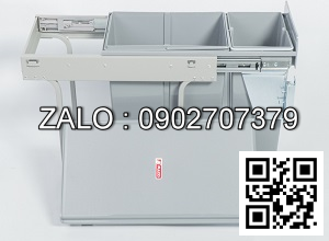 Thùng rác đôi gắn cánh có giảm chấn Fulco Fc48