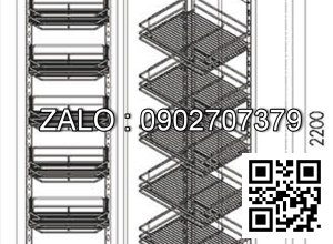 Hệ thống tủ kho vách kính cường lực Fulco Fc0502a